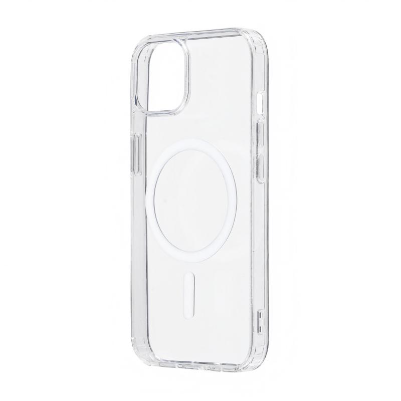 Mobia Magsafe suoja iPhone 15, läpinäkyvä