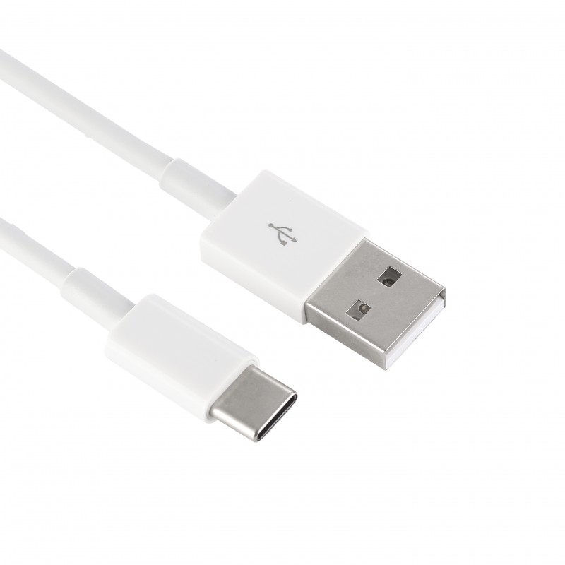 Mobia kaapeli USB-C 3A, 1,8m, valkoinen