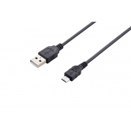 Mobia kaapeli MicroUSB, 0,5m, musta