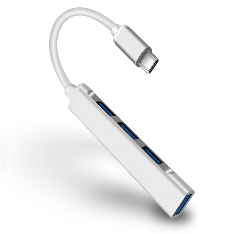 Mobia adapteri USB-C ->  4 x USB