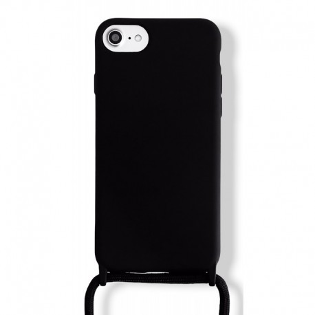 4-OK kantohihnallinen suoja iPhone 7/8/SE 2020/SE2022 musta