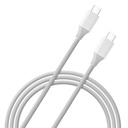 4-OK USB-C -> USB-C lataus- & tiedonsiirto kaapeli 1m valkoinen