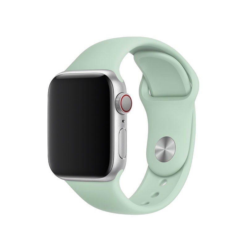 4-OK Apple Watch silikoniranneke vihreä 38- 40mm