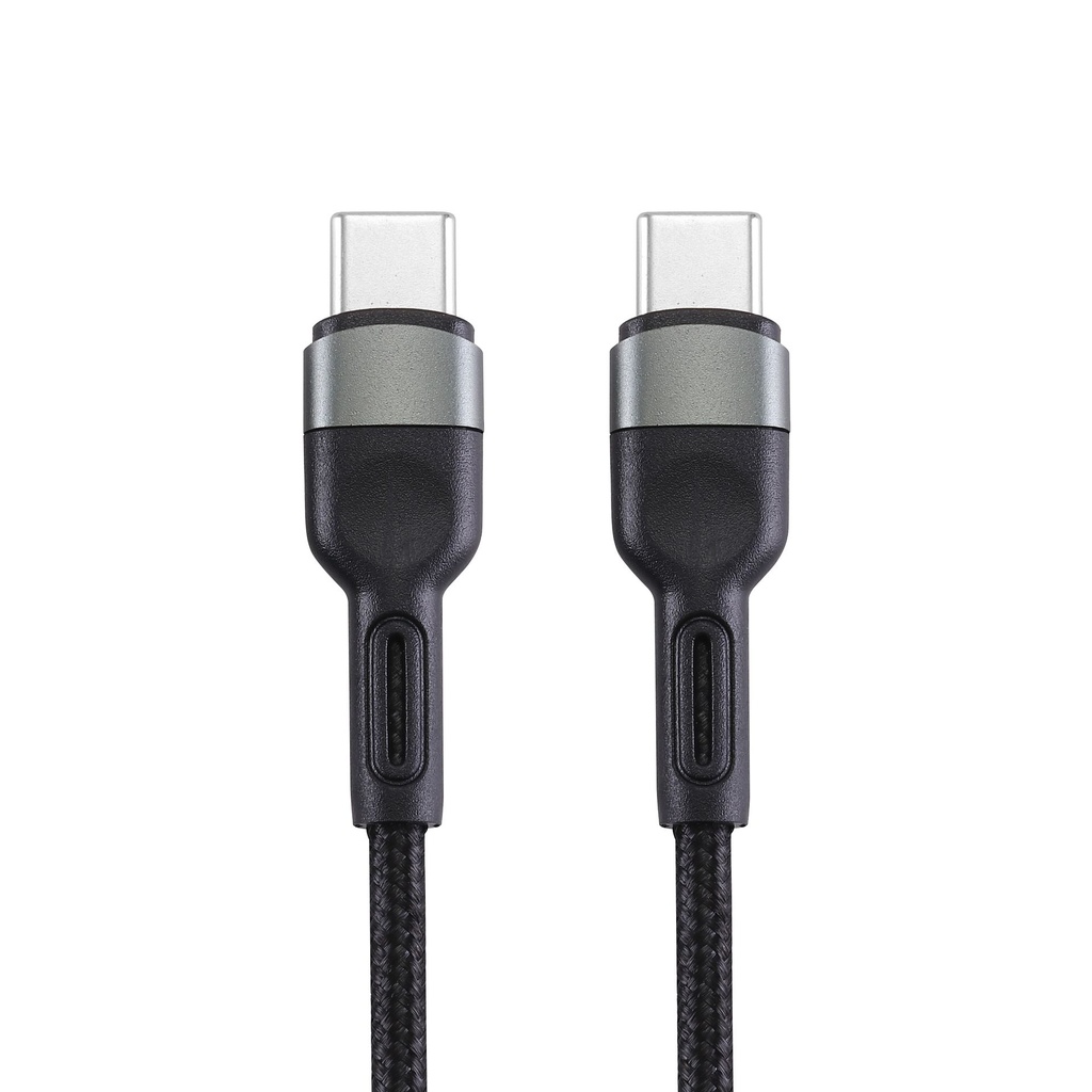 Mobia punottu kaapeli USB-C 2.0 -> USB-C 2.0, 0,5m