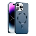 4-OK suoja MagSafe iPhone 15 Pro, keskiyön sininen
