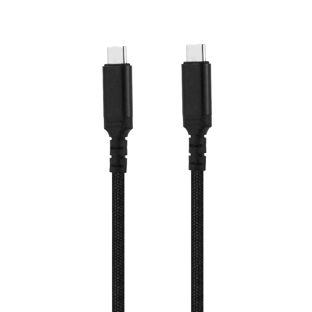 Mobia kaapeli USB-C -> USB-C, 100W, 20 Gbps, 0,5m, musta