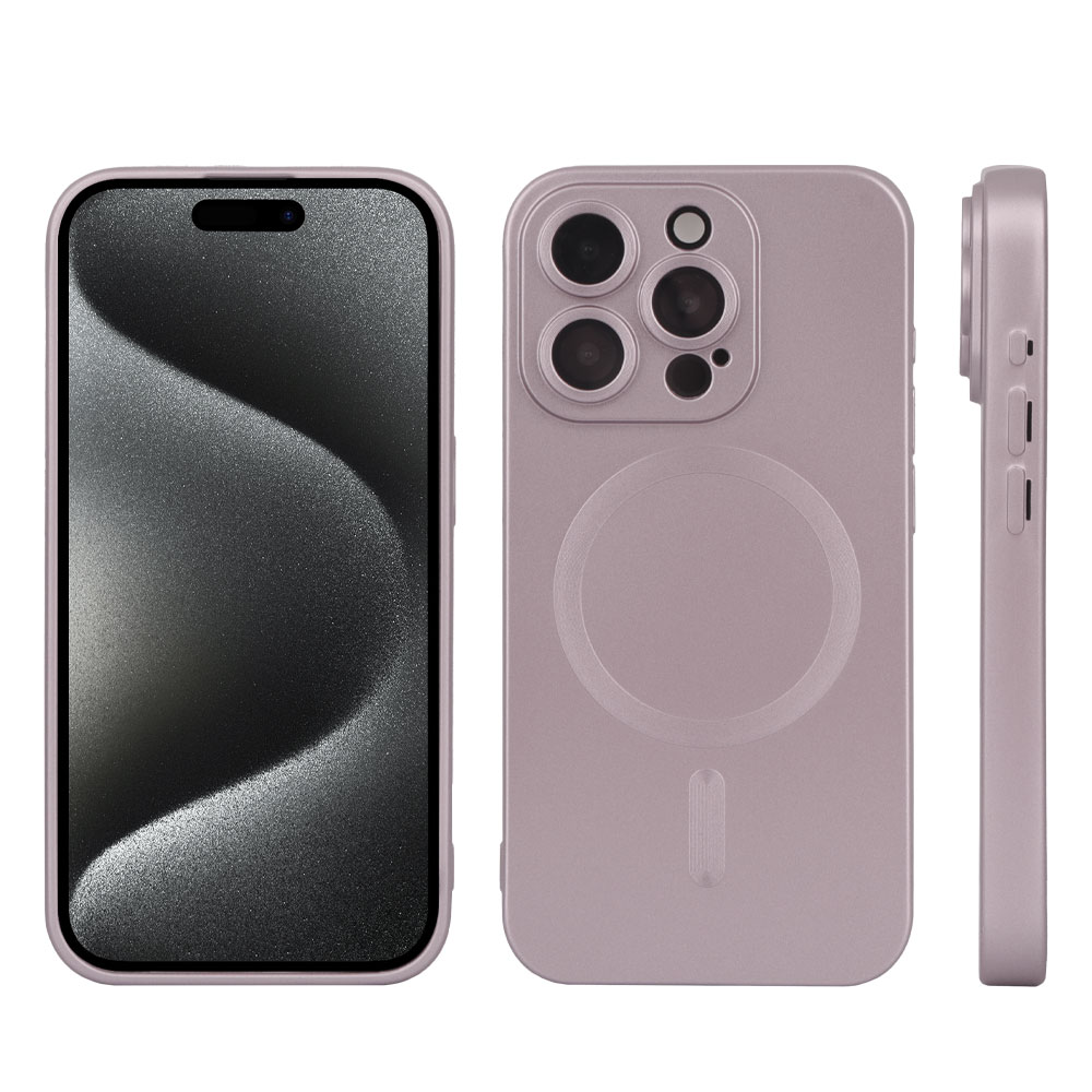 Mobia MagSafe suoja iPhone 15 Pro Max, ruusukulta