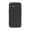 Mobia silikonisuoja iPhone 16, musta