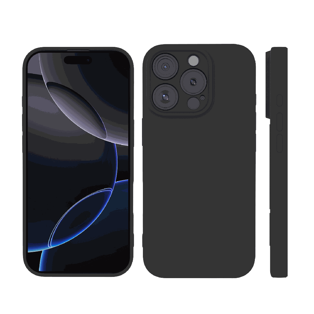 Mobia silikonisuoja iPhone 16 Pro Max, musta