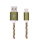 Mobia punottu kaapeli USB-C, 1m, camo